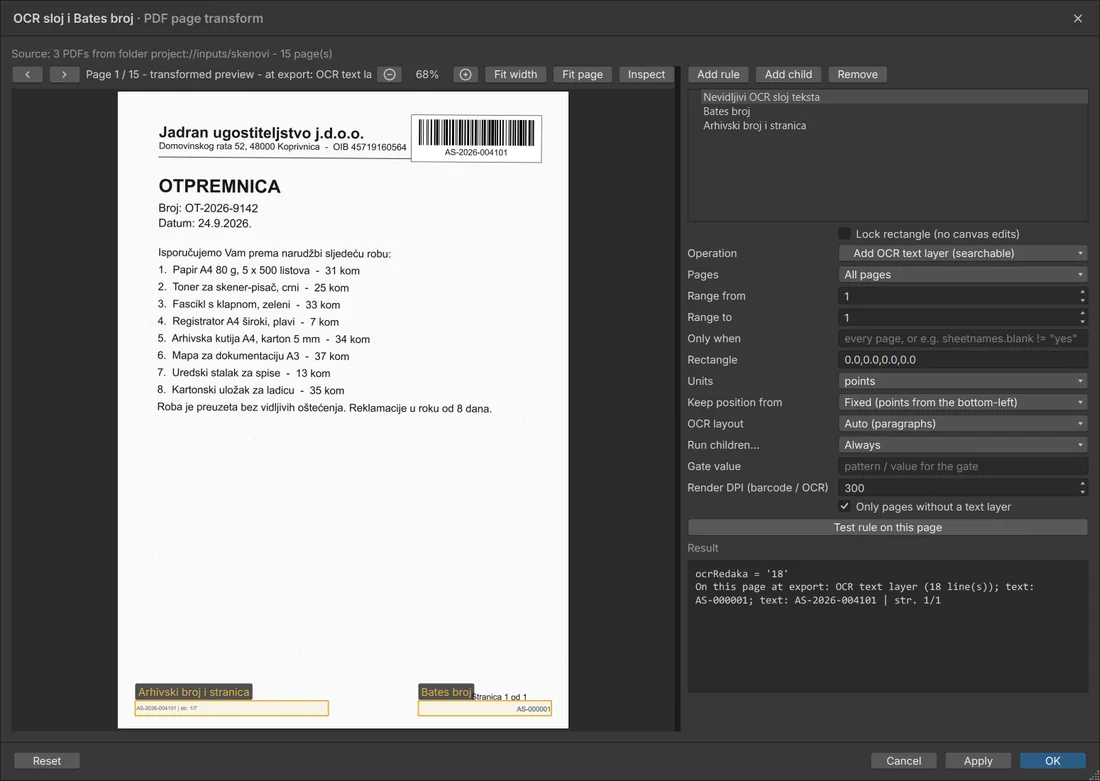 Add OCR text layer
